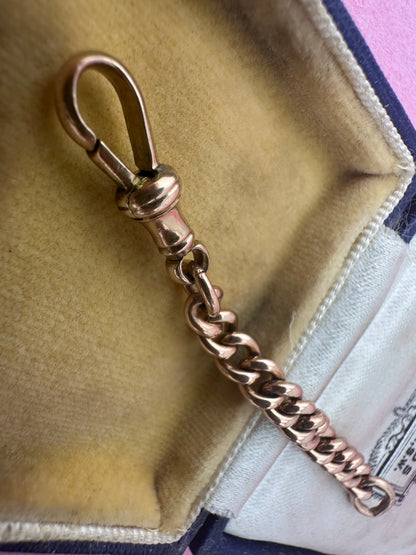 9ct Rose Gold Curb extender