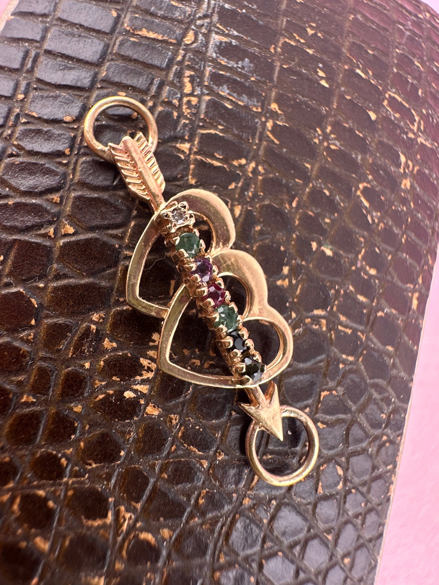 9ct Gold ‘Dearest’ Heart and arrow extender