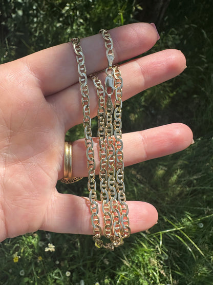 Vintage 9ct Gold Mariner chain