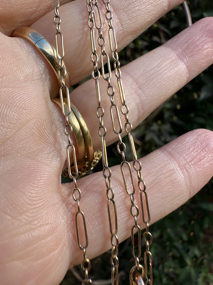 9ct Gold Mini Trombone chain