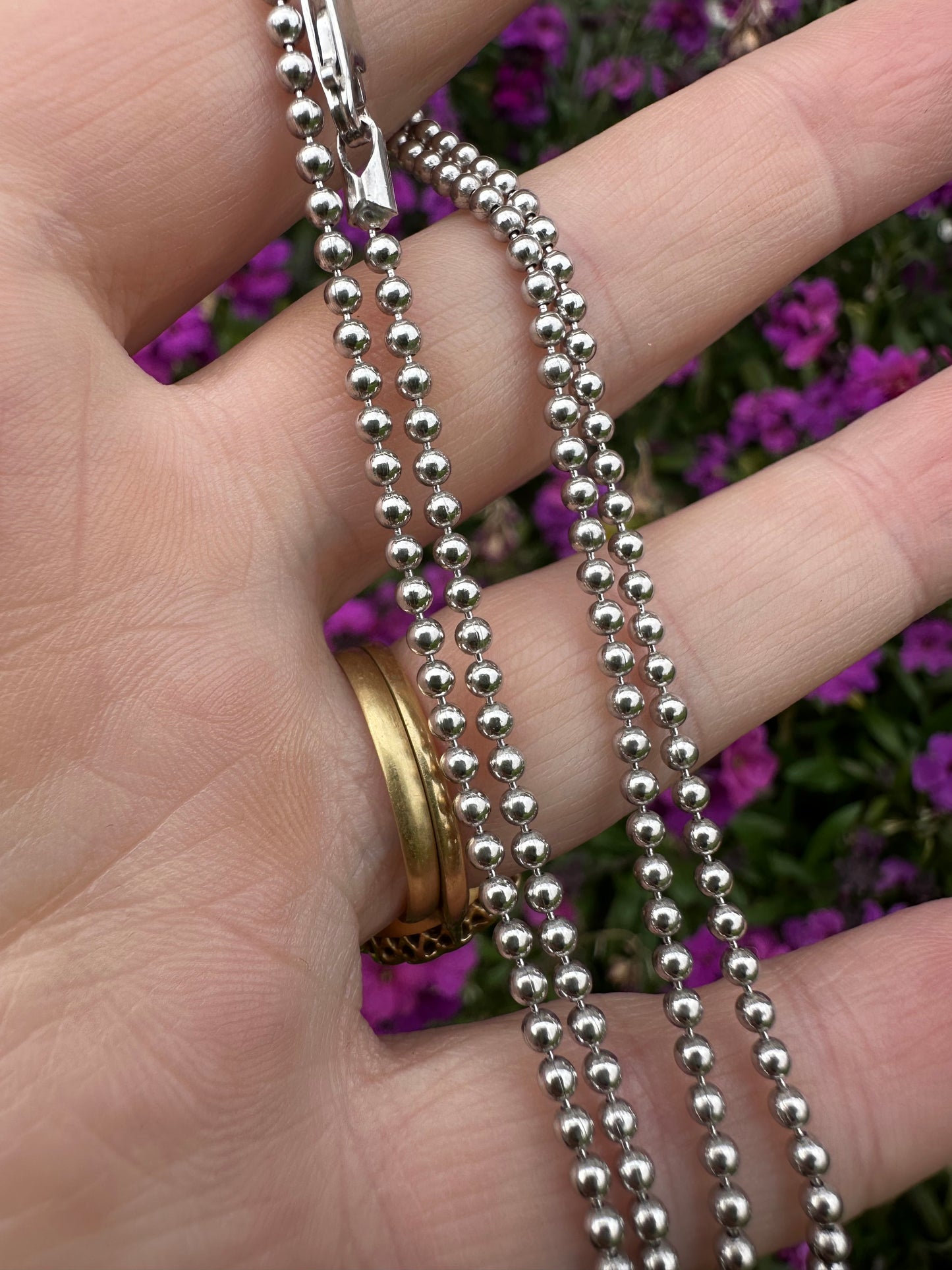 Sterling Silver ball chain