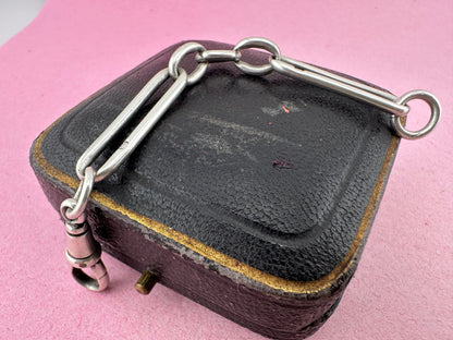 Sterling Silver Trombone Extender with dog clip