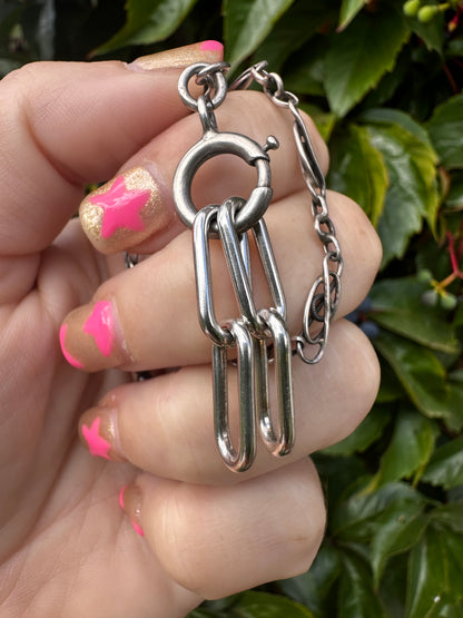 Sterling silver paperclip extender