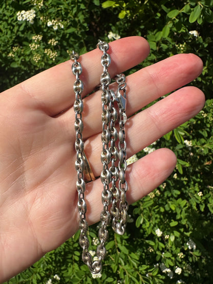 950 Silver Puffy Mariner Chain