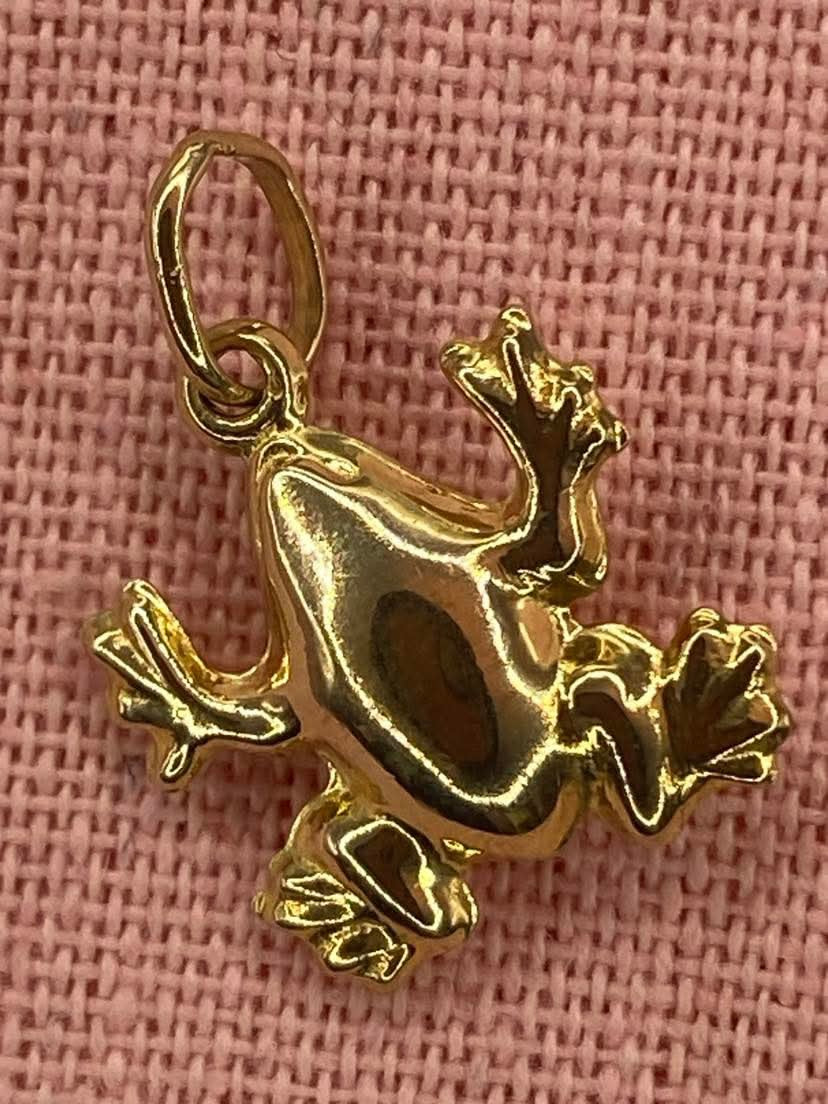 9ct Gold Frog charm