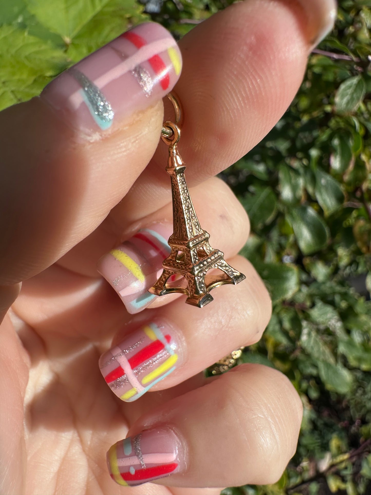 14ct Eiffel Tower charm