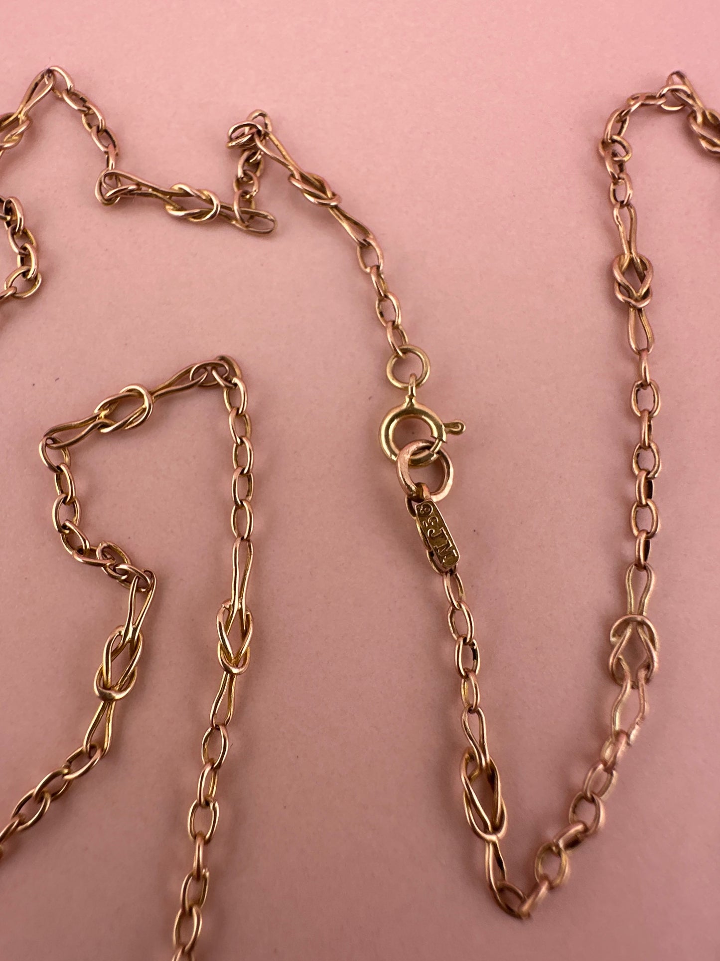 Antique 9ct Gold Knot Chain