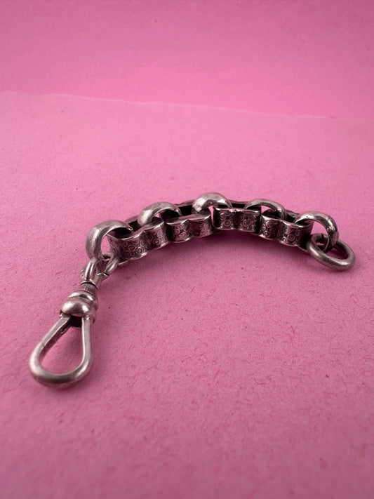 Sterling silver Fancy Flower link extender