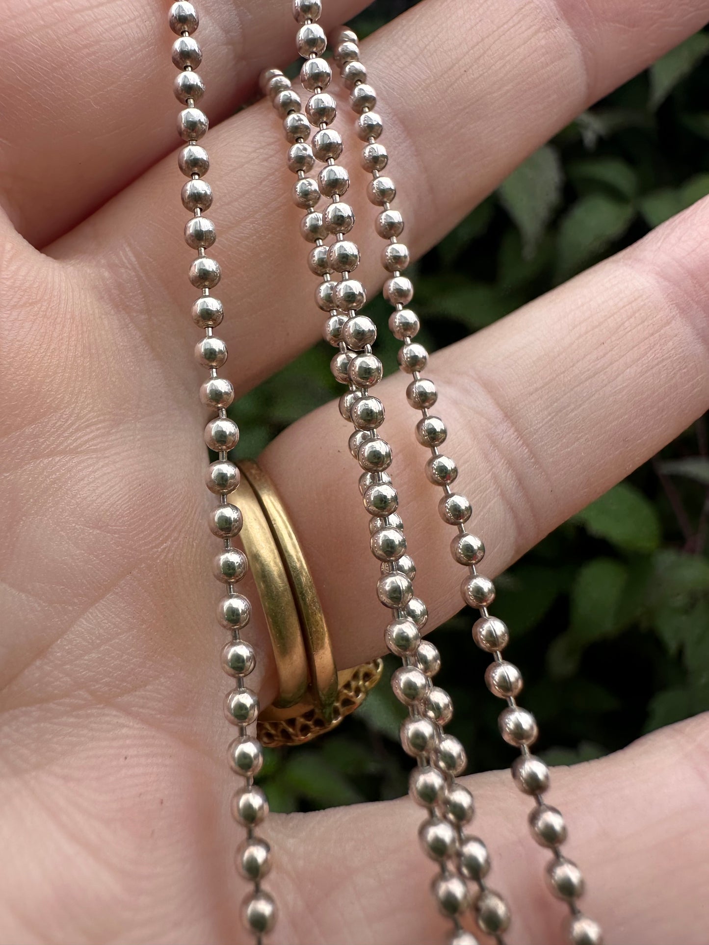 Sterling Silver ball chain
