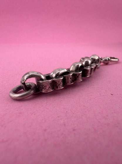 Sterling silver Fancy Flower link extender