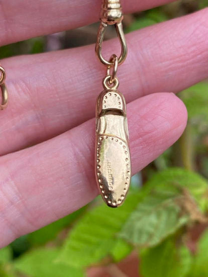Vintage 9ct Gold Shoe Charm