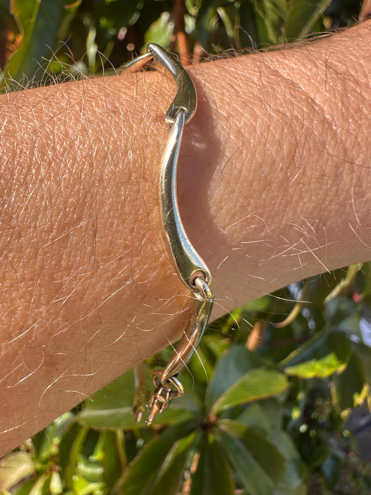 Vintage 9ct Yellow gold Wave bracelet