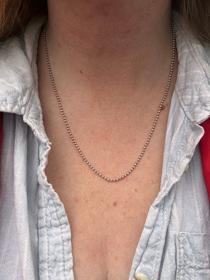 Sterling Silver ball chain