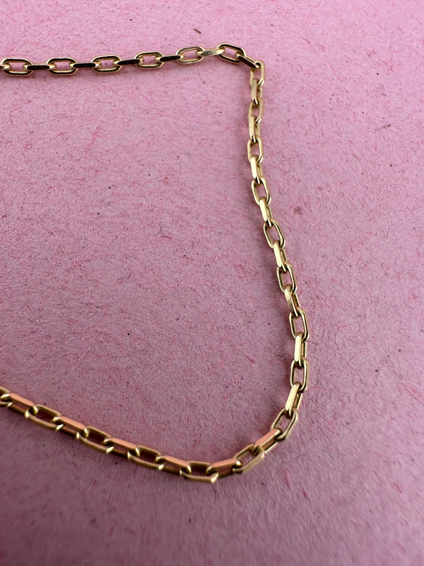 9ct Gold Mini Biker chain