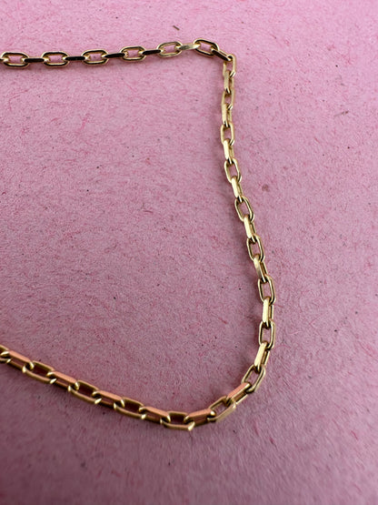 9ct Gold Mini Biker chain