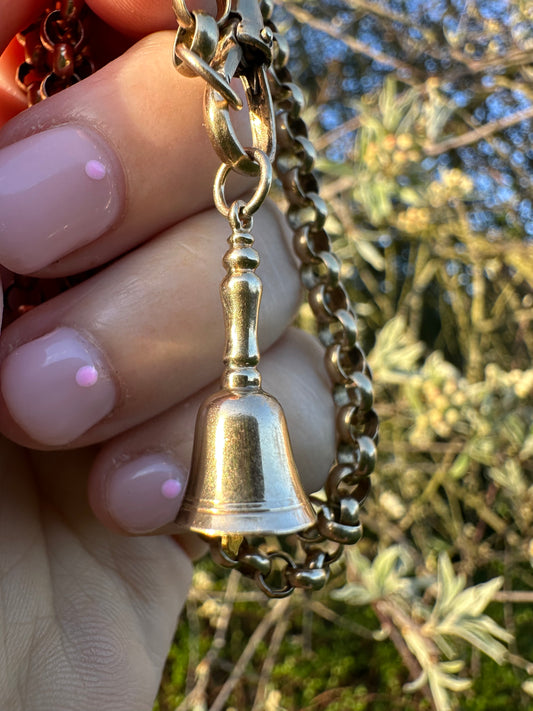 Vintage 9ct Bell Charm, it jingles!