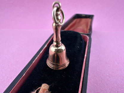 Vintage 9ct Bell Charm, it jingles!