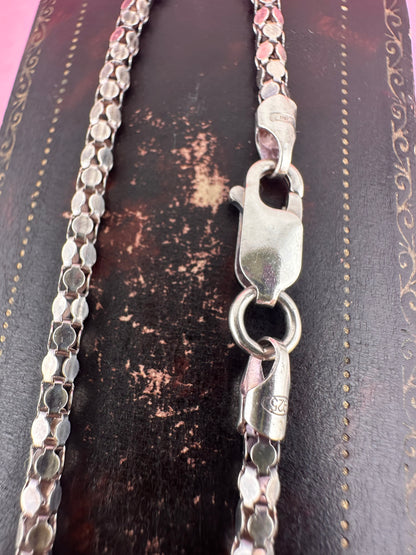 Sterling Silver Disco Link bracelet