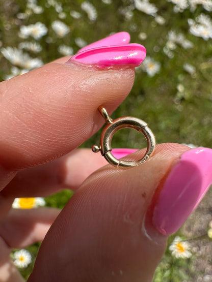 Antique 9ct gold bolt clasp