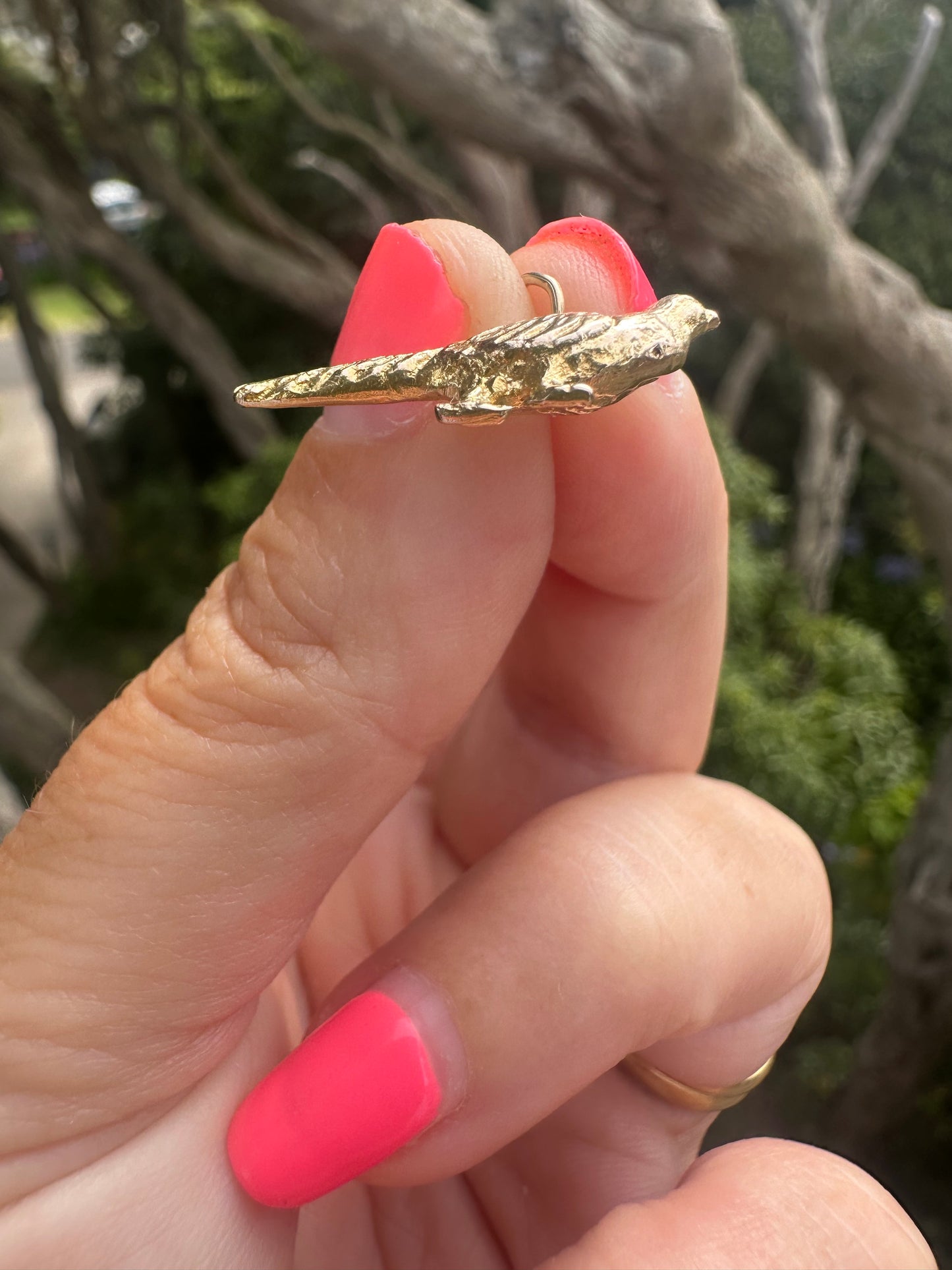 9ct Gold Pheasant charm