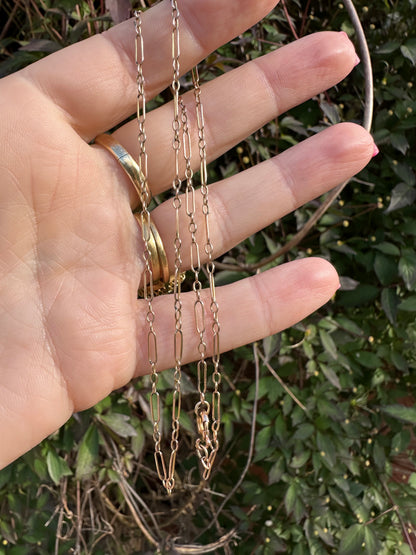 9ct Gold Mini Trombone chain