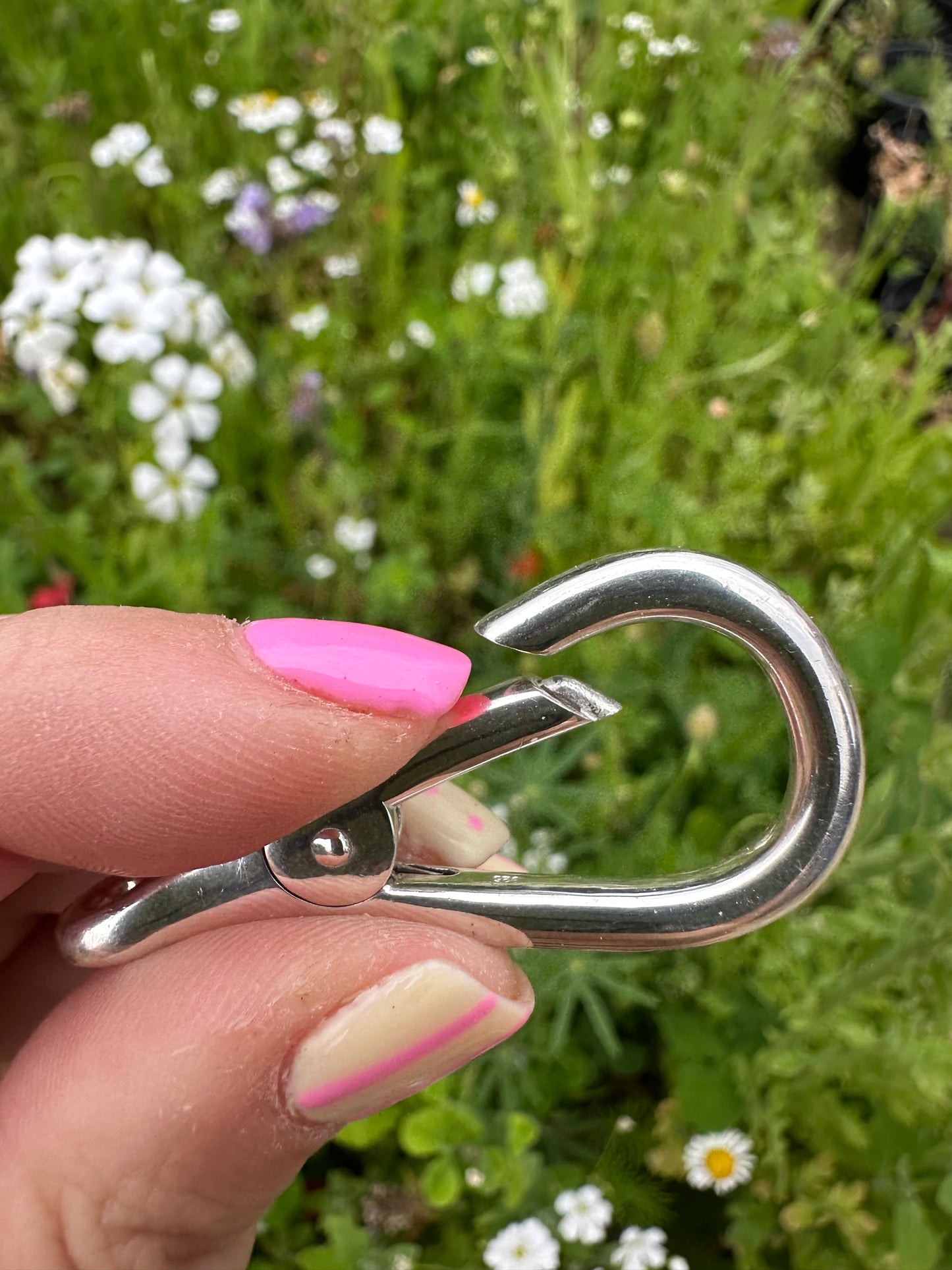 Sterling Silver Carabiner connector