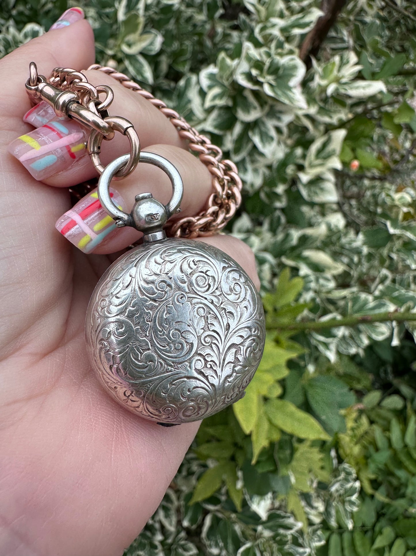 Sterling Silver Sovereign Holder fob