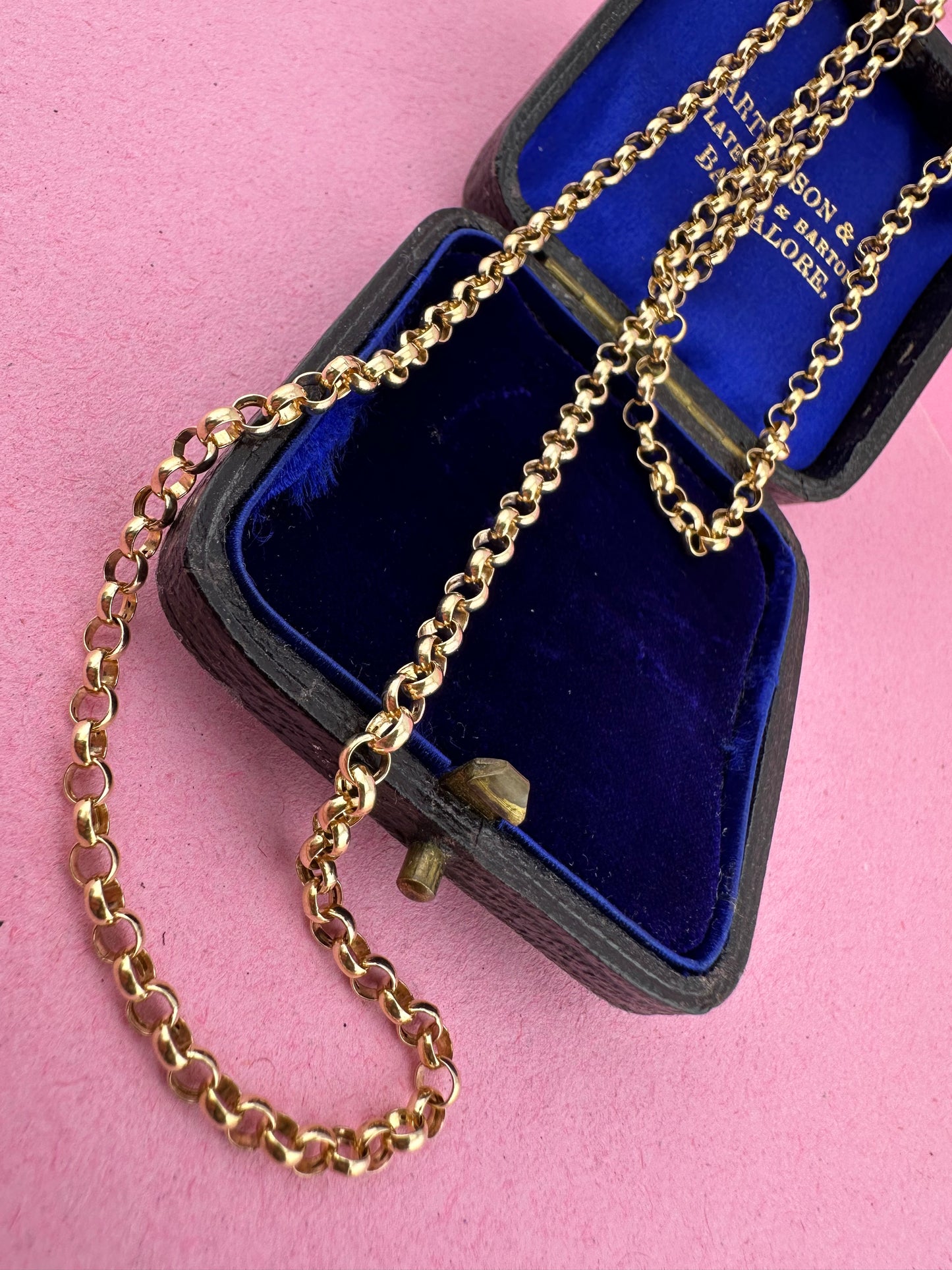 Vintage 9ct Gold Belcher/Rolo chain