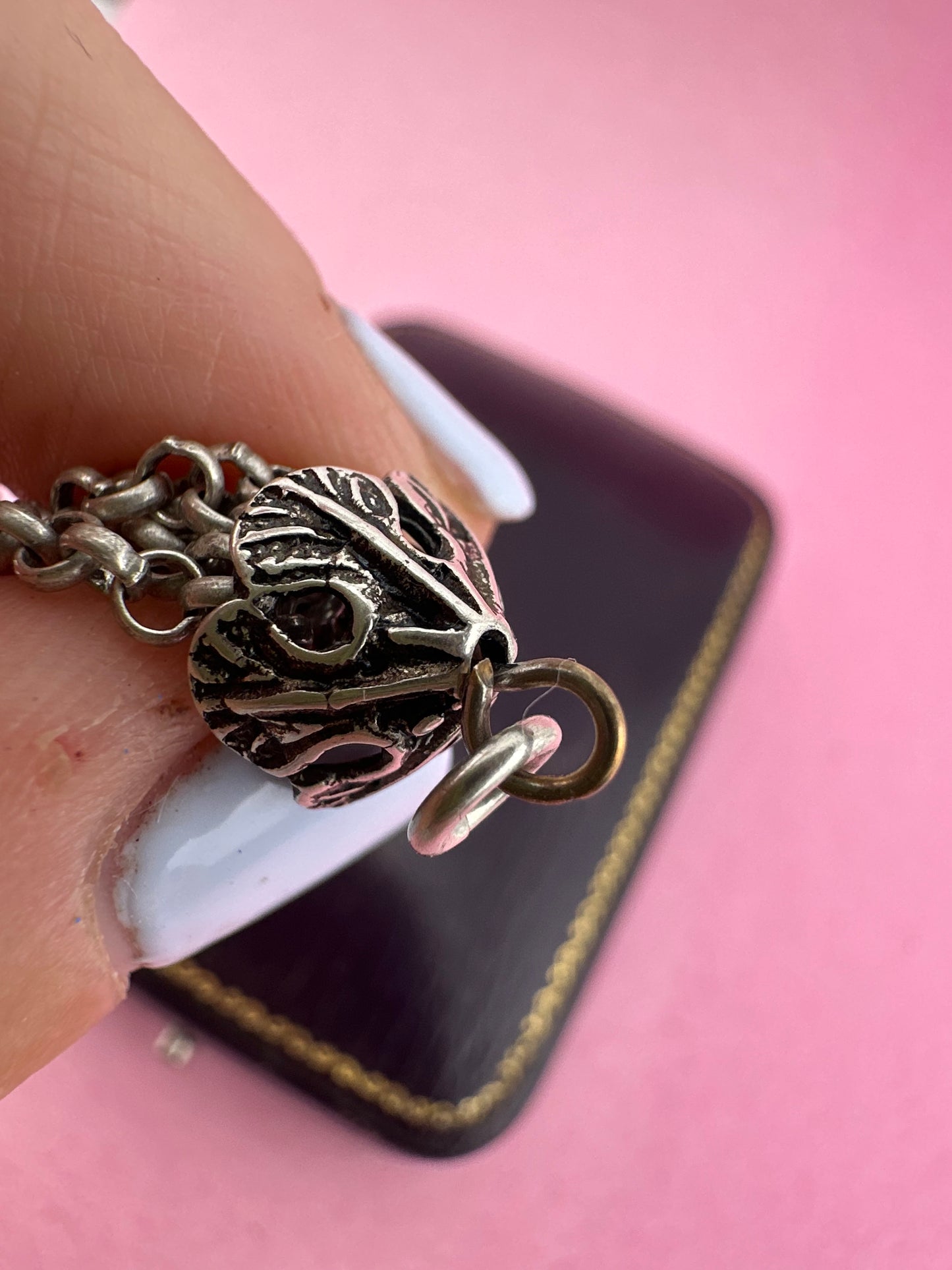 Antique Sterling silver Tassel pendant