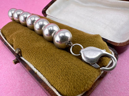 Sterling Silver Ball Extender with XL lobster clasp
