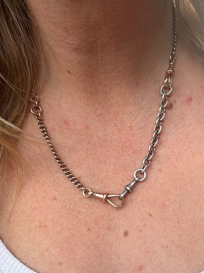 Sterling Silver Chubby Cable chain extender
