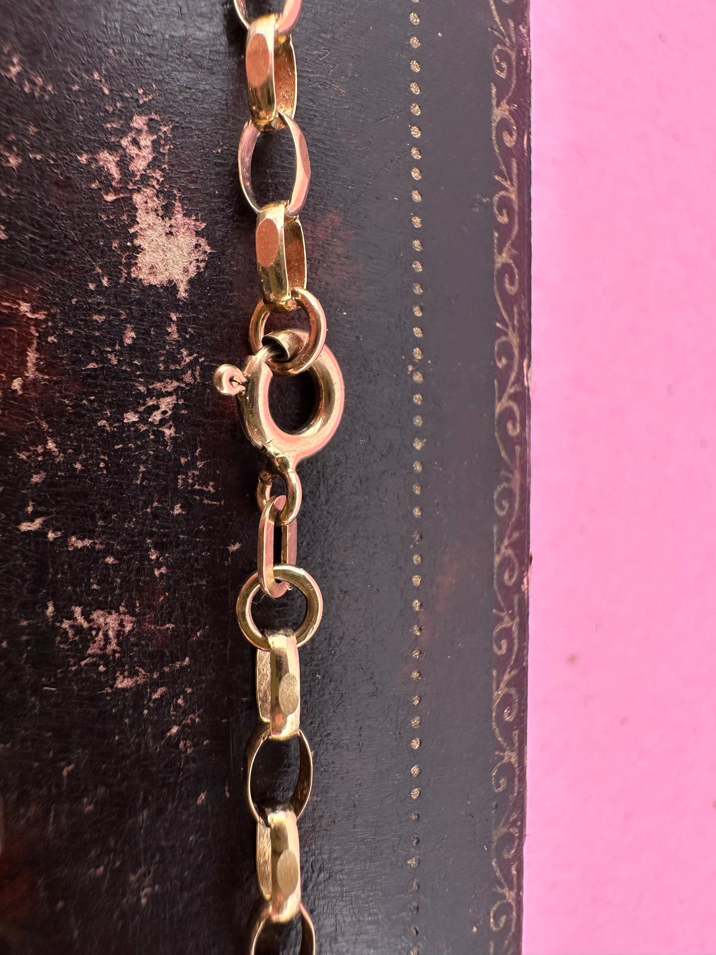 9ct Gold Biker Belcher bracelet