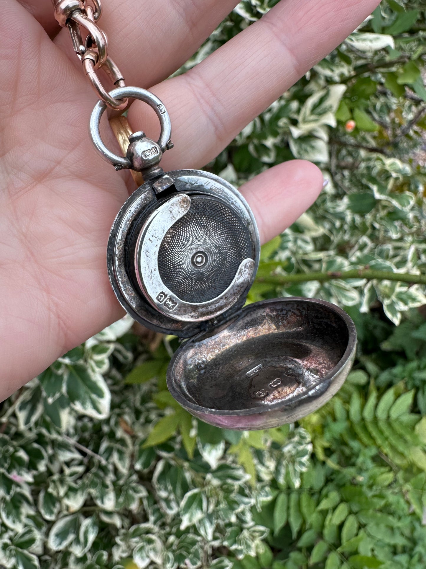 Sterling Silver Sovereign Holder fob