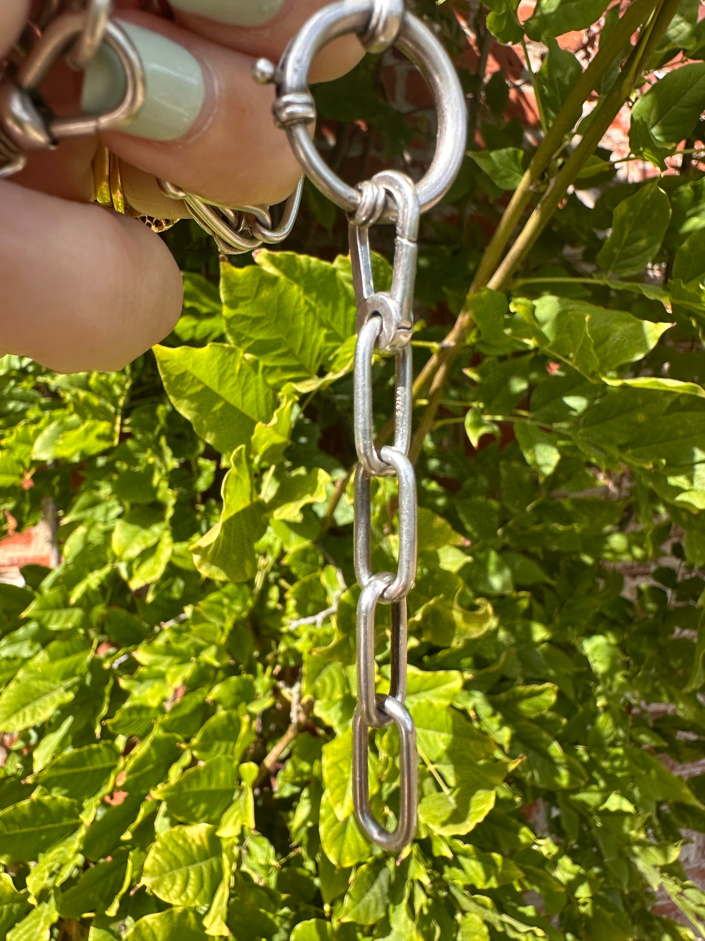 Sterling Silver paperclip extender
