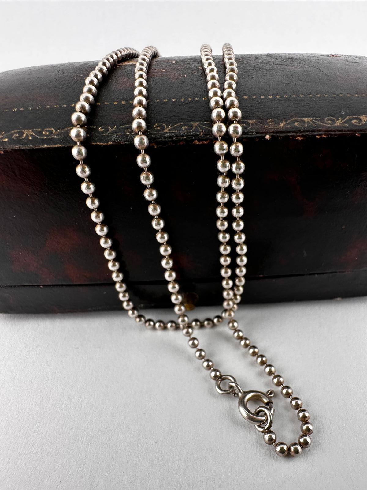 Vintage Sterling Silver Ball chain