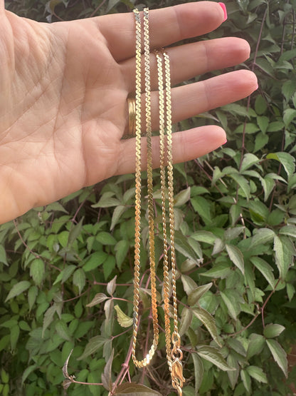 Vintage 9ct Gold S-Link Chain