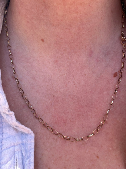 Vintage 9ct Gold Belcher chain