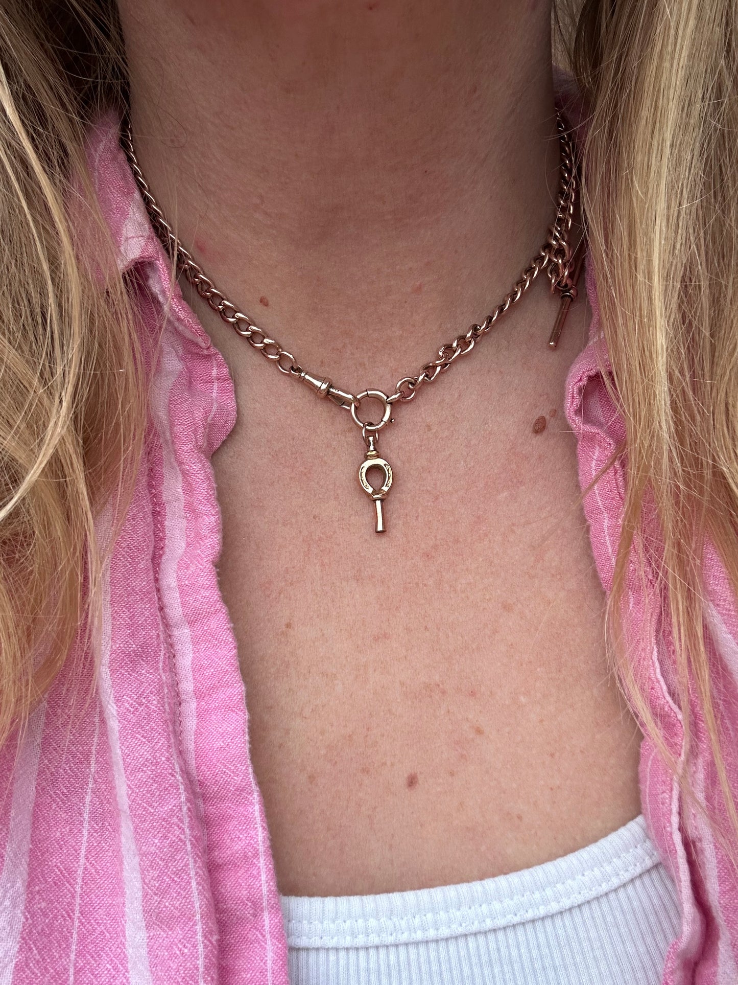 Antique 9ct Gold Cased Horseshoe Watch key fob