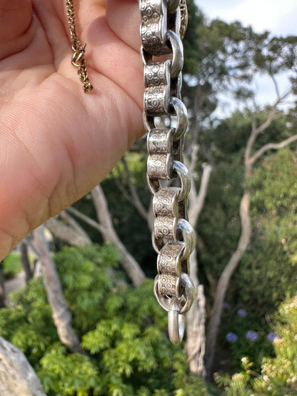 Sterling Silver Fancy Flower link extender