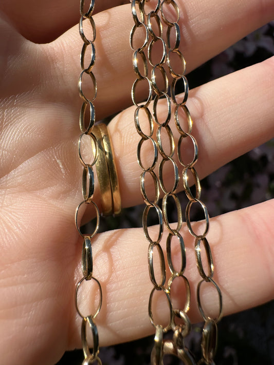 Vintage 9ct Gold Belcher chain