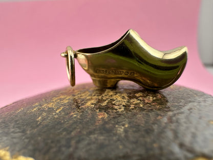 Vintage 9ct Gold Clog charm