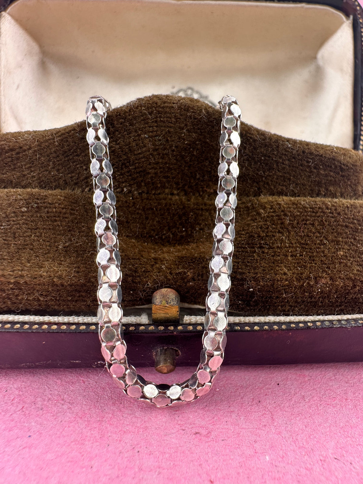 Sterling Silver Disco Link bracelet