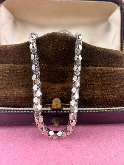 Sterling Silver Disco Link bracelet