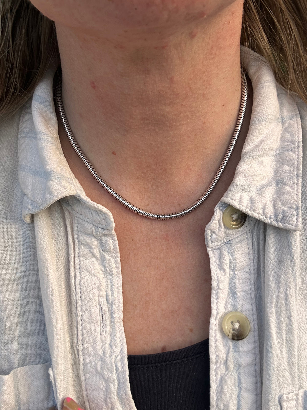 Sterling Silver Chunky Snake chain