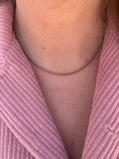 9ct Yellow Gold Spiga chain