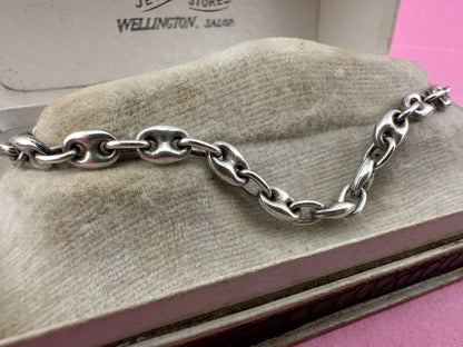 950 silver puffy mariner bracelet