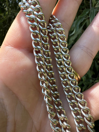 Vintage Sterling Silver Albert Chain
