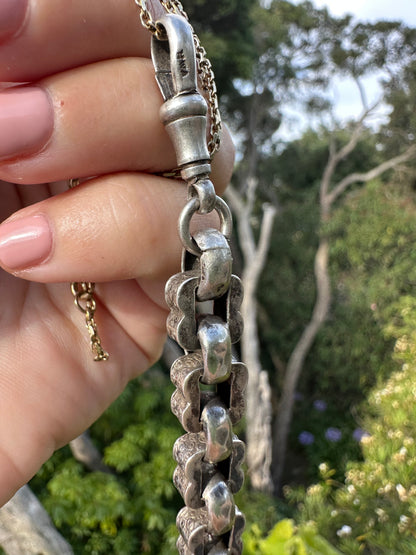 Sterling Silver Fancy Flower link extender