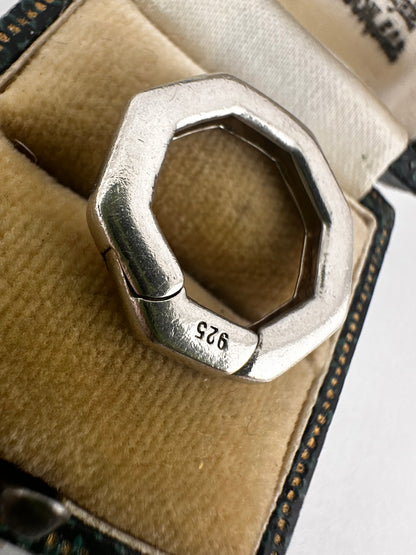 Sterling Silver Octagon connector