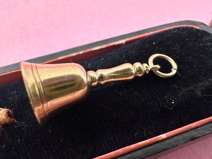 Vintage 9ct Bell Charm, it jingles!